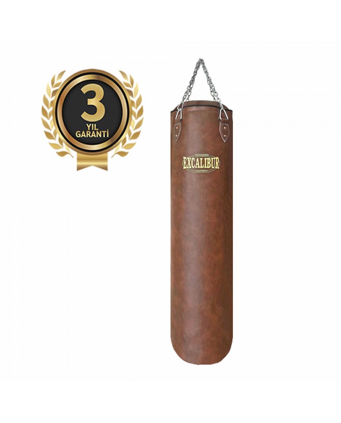 Excalibur 135 X 35 cm - 36 kg Klasik Boks Torbası Kahve