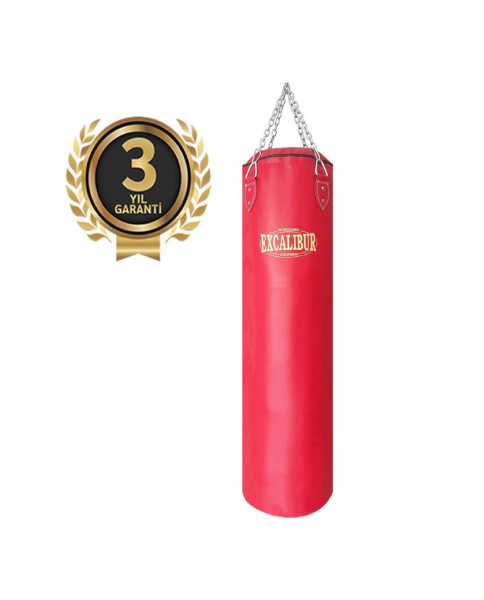 Excalibur 120 X 35 cm - 30 kg Klasik Boks Torbası Kırmızı