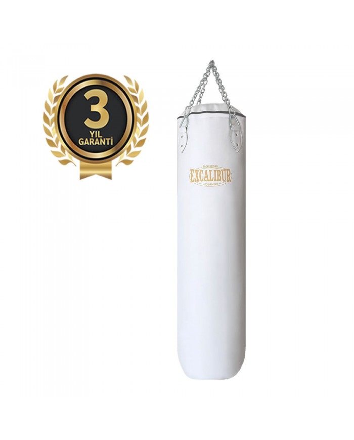 Excalibur 120 X 35 cm - 30 kg Klasik Boks Torbası Beyaz
