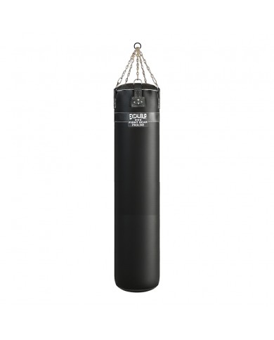 Hakiki Deri 180 x 40 cm 65 Kg Profesyonel Boks Torbası Siyah