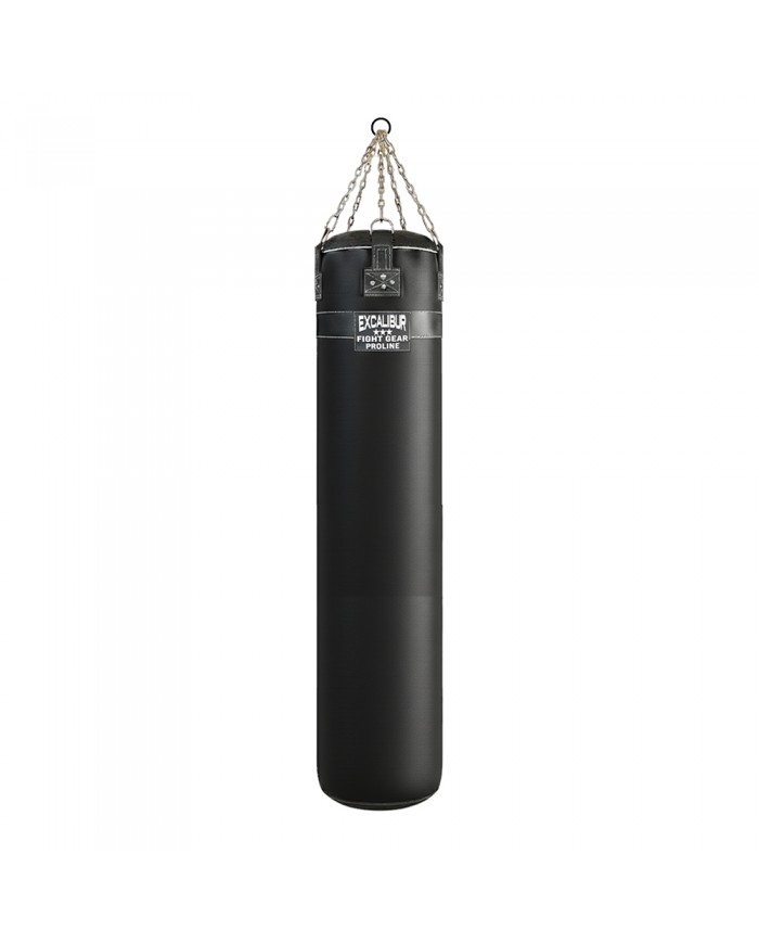 Hakiki Deri 180 x 40 cm 65 Kg Profesyonel Boks Torbası Siyah