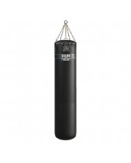 Hakiki Deri 180 x 40 cm 65 Kg Profesyonel Boks Torbası Beyaz