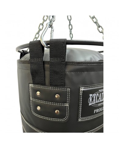 Excalibur Çemberli 180 x 40 cm 65 Kg Profesyonel Boks Torbası Siyah