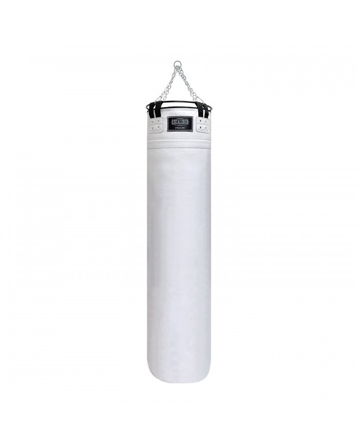 Excalibur Çemberli 180 x 40 cm 65 Kg Profesyonel Boks Torbası Beyaz