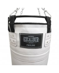 Excalibur Çemberli 180 x 40 cm 65 Kg Profesyonel Boks Torbası Beyaz