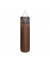 Hakiki Deri Çemberli 180 x 40 cm 65 Kg Profesyonel Boks Torbası Beyaz