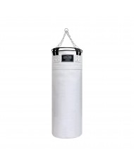 Hakiki Deri Çemberli 120 x 40 cm 36 Kg Profesyonel Boks Torbası Siyah