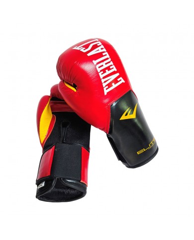 Everlast Elite Hakiki Deri Boks Eldiveni Kırmızı 14 OZ