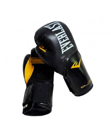 Everlast Elite Hakiki Deri Boks Eldiveni Siyah 12 OZ