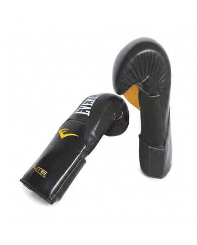 Everlast Elite Hakiki Deri Boks Eldiveni Siyah 14 OZ