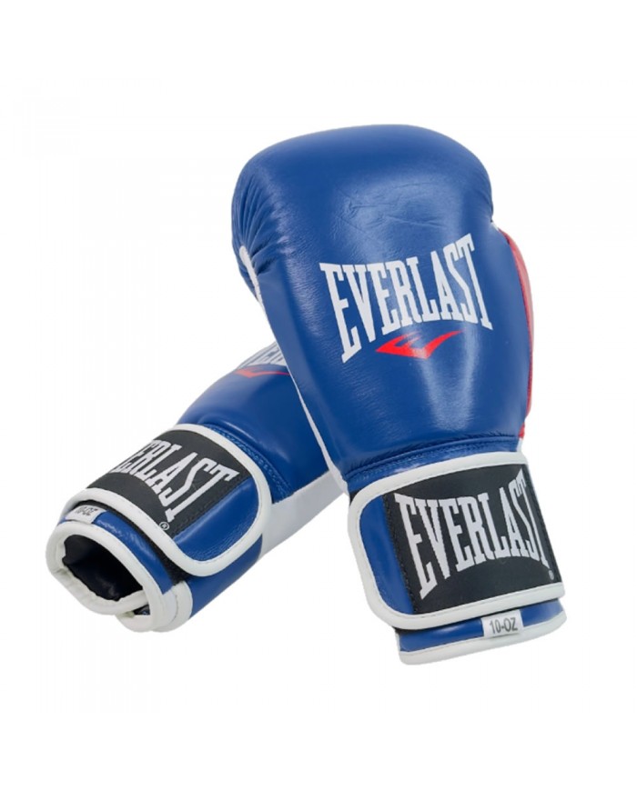 Everlast Power Trainer Hakiki Deri Boks Eldiveni Mavi 12 OZ