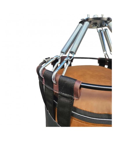 Excalibur Spring Pro 8 Yaylı Profesyonel Boks Torbası 150 x 40 cm Vintage Kahve