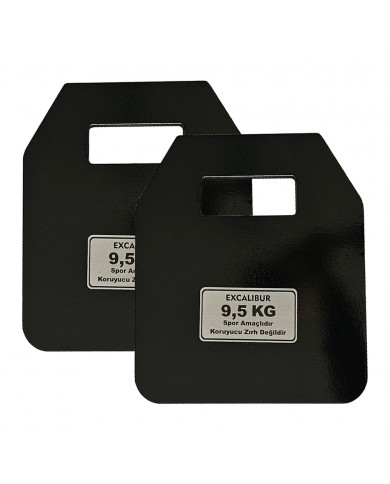 Excalibur Fraser Ağırlık Yeleği Plakası 2 x 9,5 Kg - 19 Kg