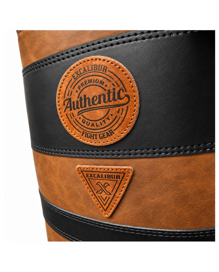 Excalibur Spring Pro 8 Yaylı Profesyonel Boks Torbası 135 x 45 cm Vintage Kahve