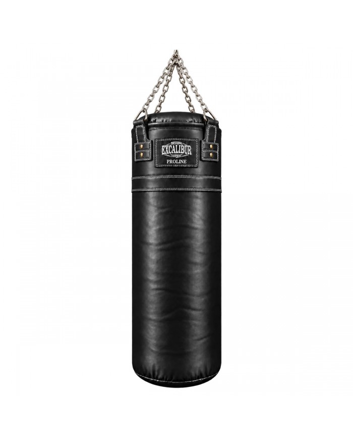 Hakiki Deri 120 x 40 cm 36 Kg Profesyonel Boks Torbası Siyah