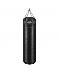 Hakiki Deri 150 x 40 cm 50 Kg Profesyonel Boks Torbası Siyah