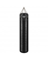 Hakiki Deri 180 x 40 cm 65 Kg Profesyonel Boks Torbası Siyah