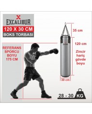 Excalibur Polystar 120 x 30 cm Boks Kum Torbası Kamuflaj