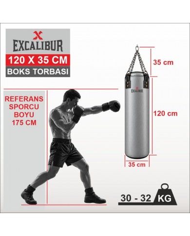 Excalibur Sunstar 120 x 35 cm Boks Kum Torbası Sarı