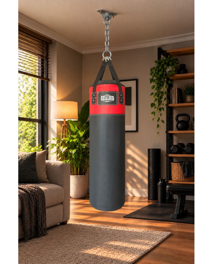 Excalibur Sunstar 135 x 35 cm Boks Kum Torbası Beyaz