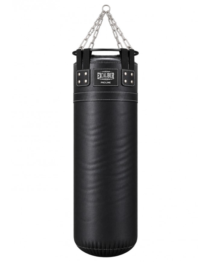 Excalibur Proline Çemberli Boks Torbası 120 x 40 cm Siyah