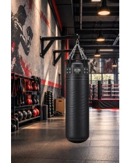 Excalibur Proline Çemberli Boks Torbası 140 x 40 cm Siyah