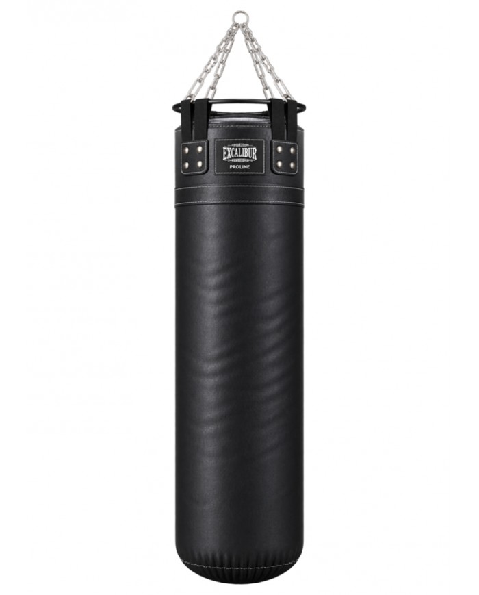 Excalibur Proline Çemberli Boks Torbası 140 x 40 cm Siyah