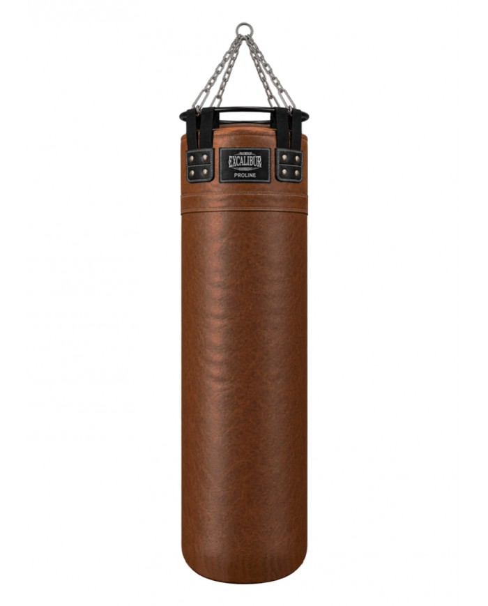 Excalibur Proline Çemberli Boks Torbası 140 x 40 cm Kahve