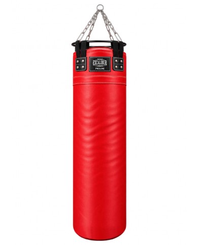 Excalibur Proline Çemberli Boks Torbası 140 x 40 cm Kırmızı