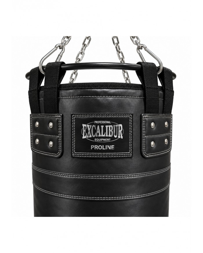 Excalibur Proline Çemberli Boks Torbası 180 x 40 cm Siyah