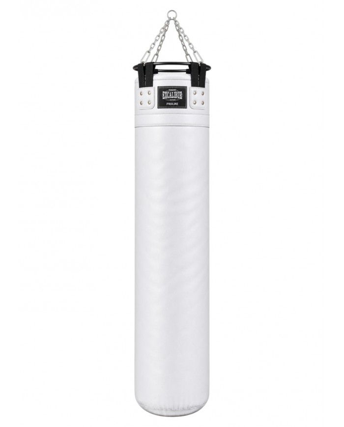 Excalibur Proline Çemberli Boks Torbası 180 x 40 cm Beyaz