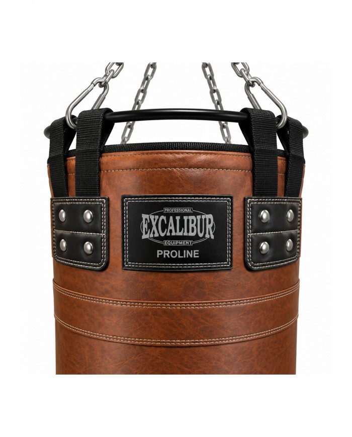 Excalibur Proline Çemberli Boks Torbası 180 x 40 cm Kahve
