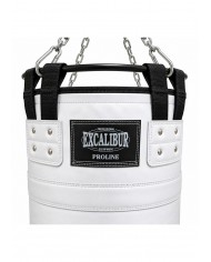 Excalibur Proline Çemberli Boks Torbası 160 x 40 cm Beyaz
