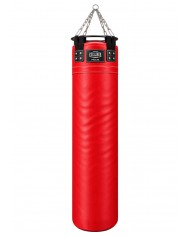 Excalibur Proline Hakiki Deri Çemberli Boks Torbası 140 x 40 cm Kırmızı