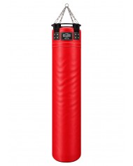 Excalibur Proline Hakiki Deri Çemberli Boks Torbası 160 x 40 cm Kırmızı